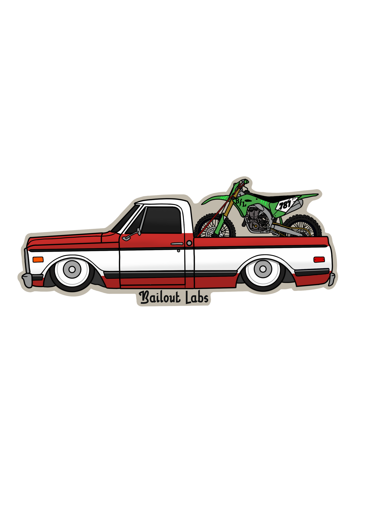 C10 Speed Shop Sticker
