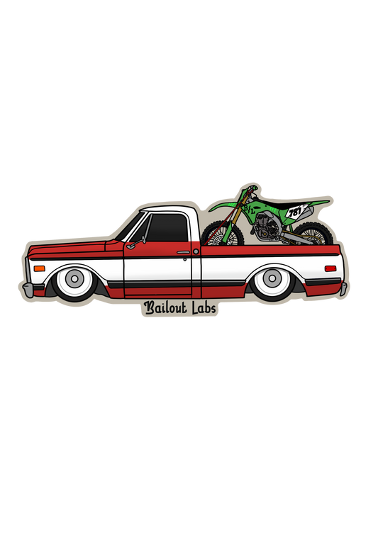 C10 Speed Shop Sticker