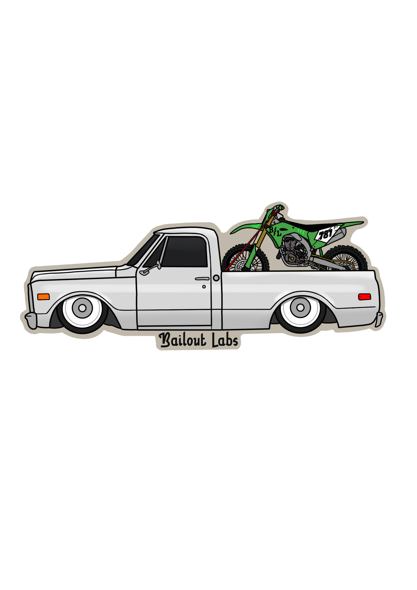 C10 Speed Shop Sticker