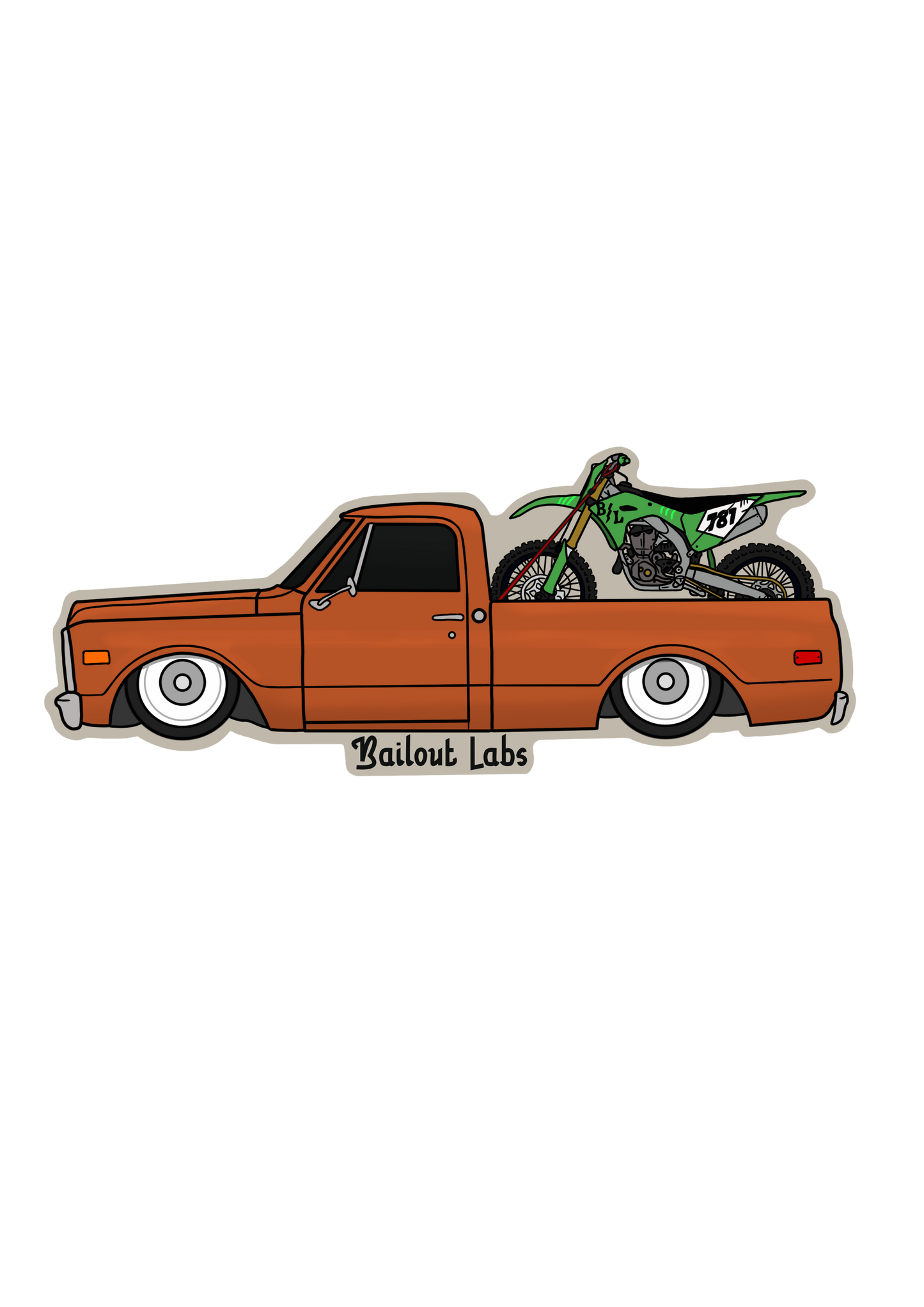 C10 Speed Shop Sticker