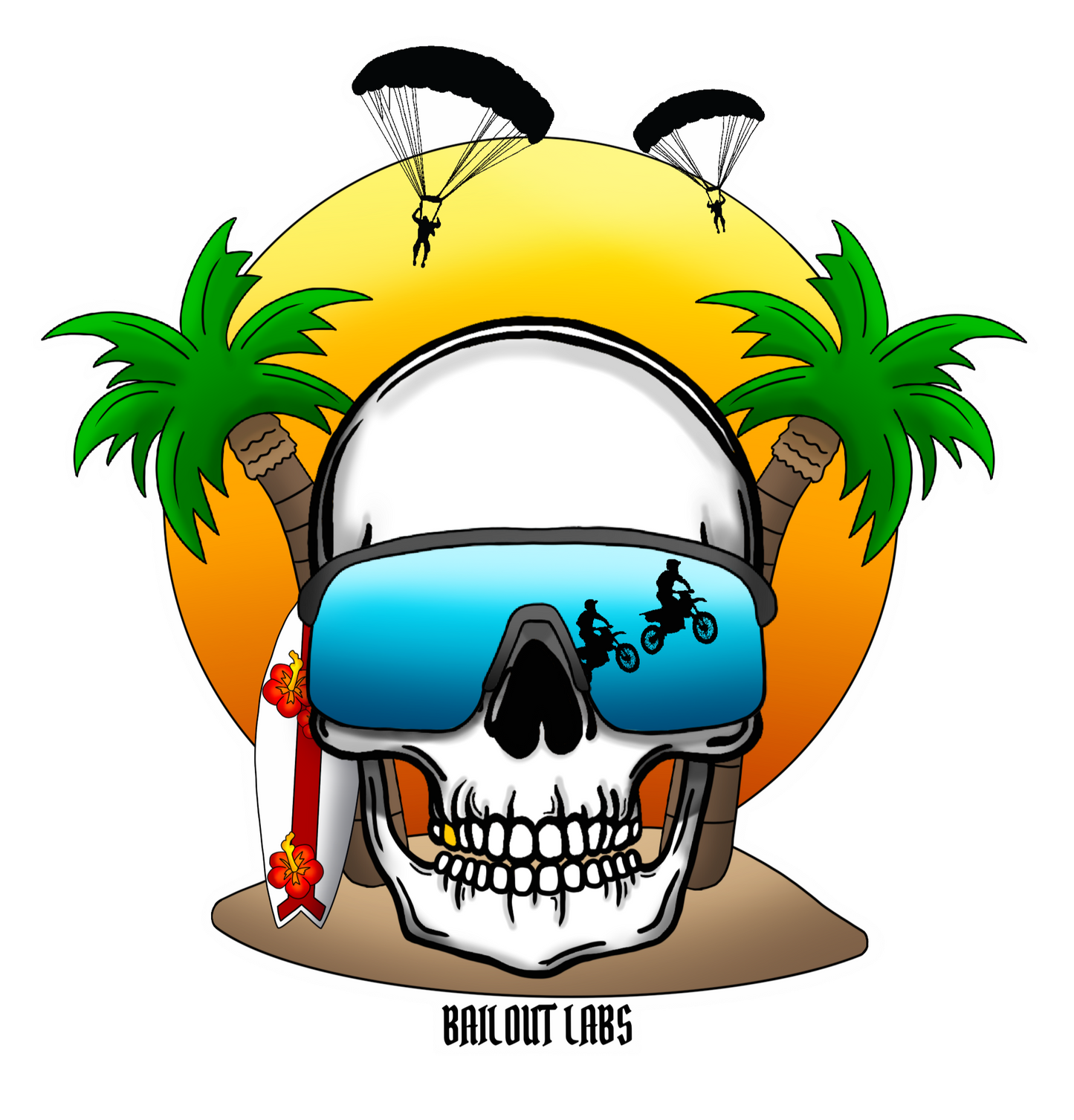 Paradise Sticker