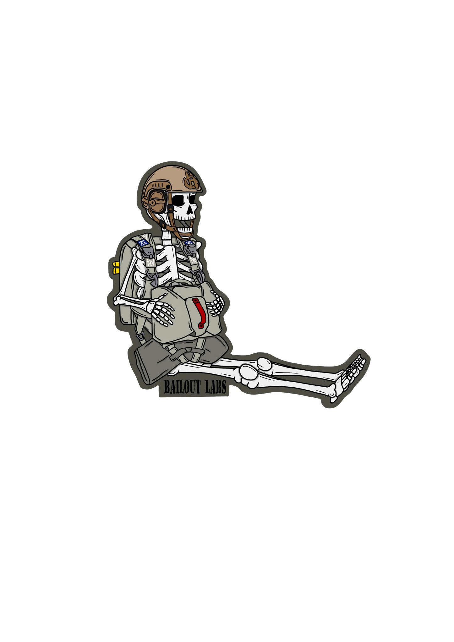 Skele: Static Line Sticker