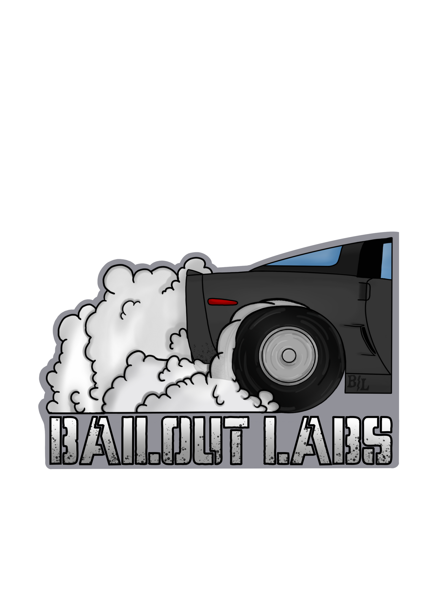 ZR1 Burnout Sticker