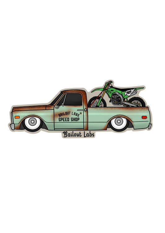 C10 Speed Shop Sticker