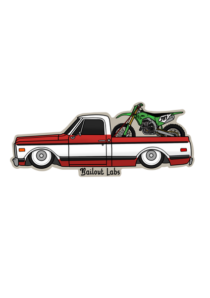 C10 Speed Shop Sticker