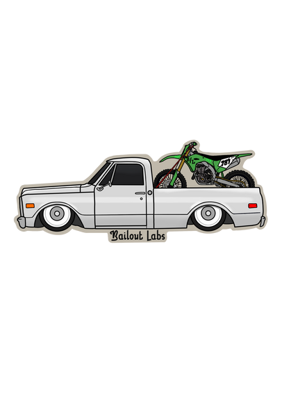 C10 Speed Shop Sticker