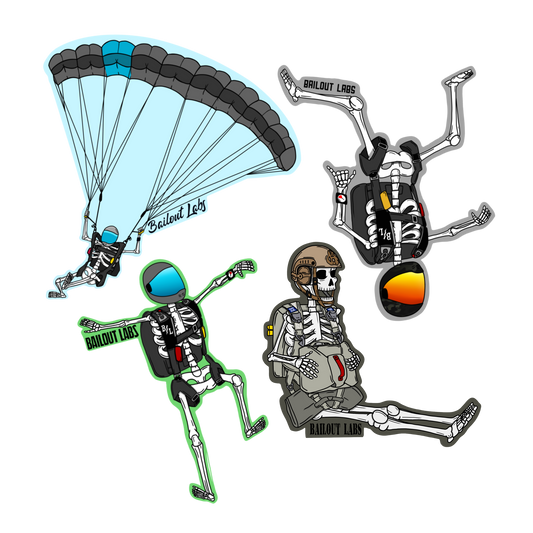 Skele: Skydive Sticker Pack